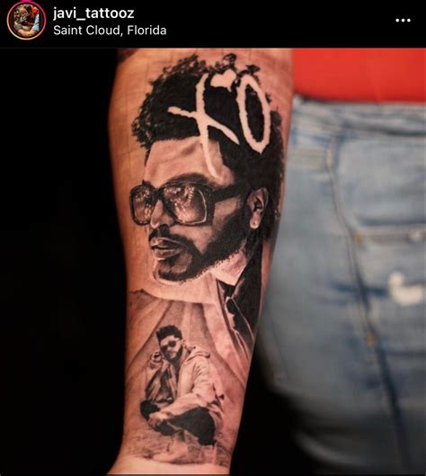 the weeknd tattoo